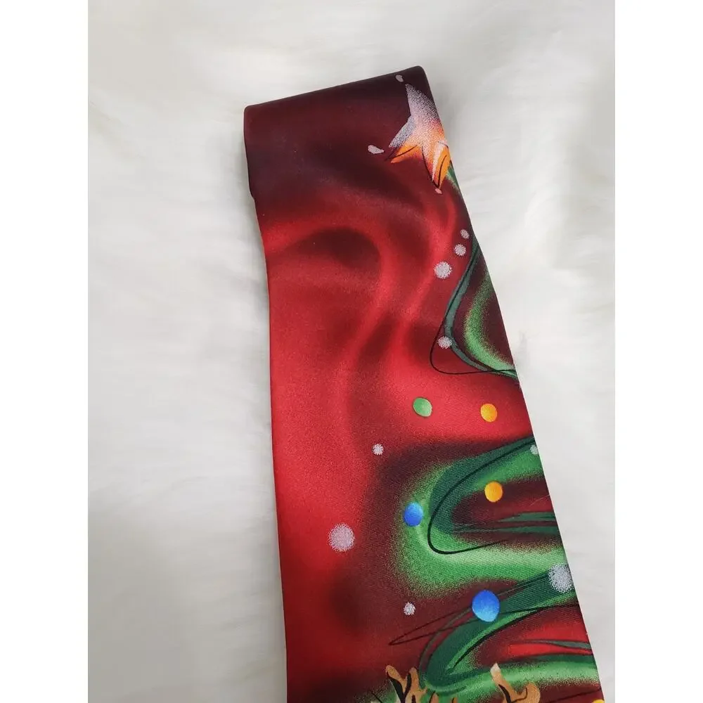 NEW J Garcia‎ Dracula Claus Guitar Reindeer Christmas Necktie Tie